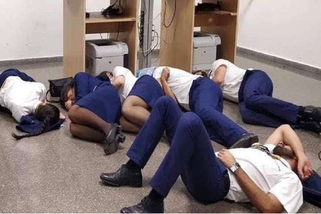 Seis tripulantes de Ryanair fueron despedidos por una foto