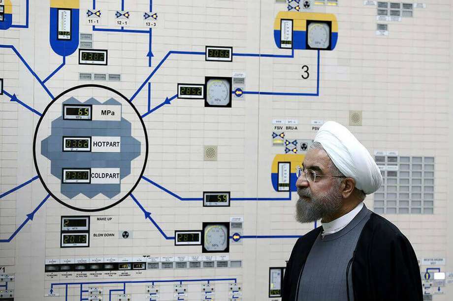El presidente iraní, Hasán Rohani, dijo que Irán está enriqueciendo más uranio que antes del pacto nuclear de 2015. / AFP