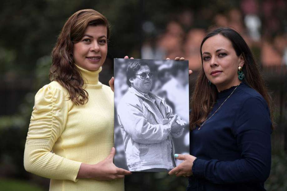 Ingrith (izquiera) y Yéssika (derecha), hijas del líder sindical Jorge Darío Hoyos.