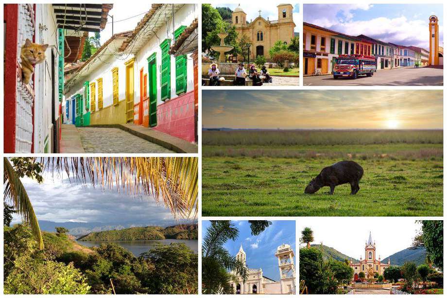 Siete pueblos en Colombia ideales para visitar en la nueva realidad.