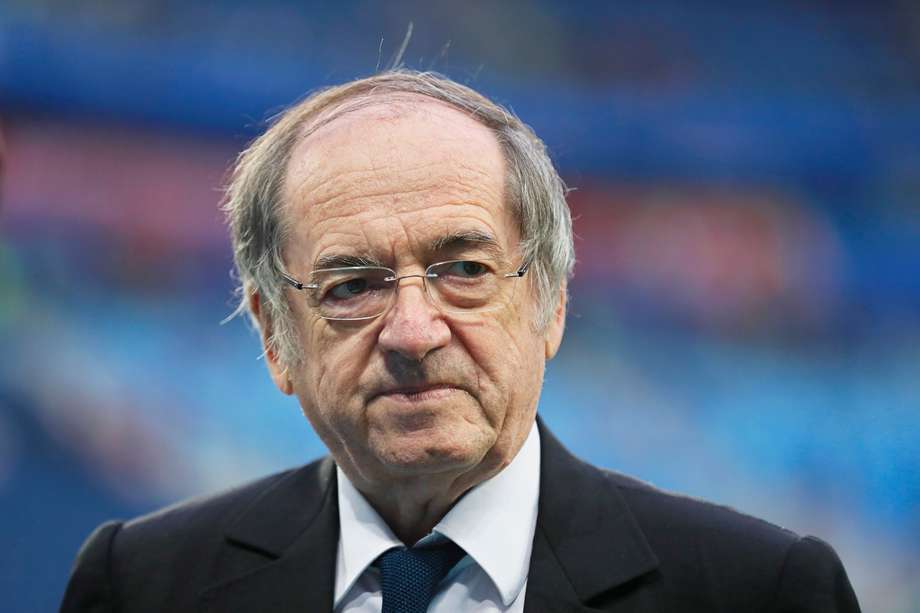 Noel Le Graet, hasta este martes presidente de la Federación Francesa de Fútbol.
