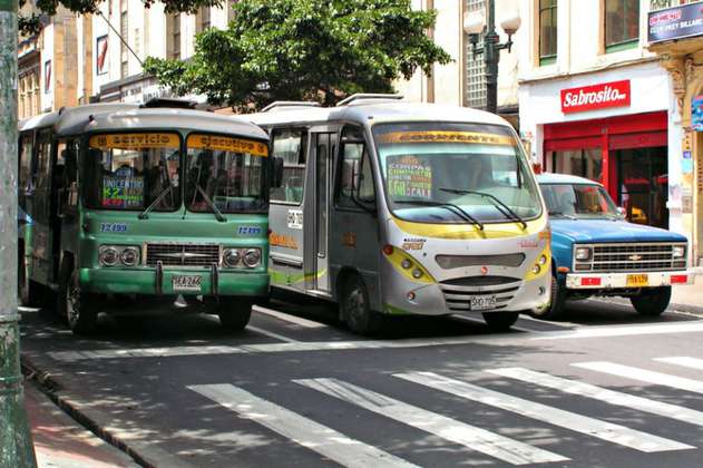 Sube $100 la tarifa del transporte público colectivo en Bogotá