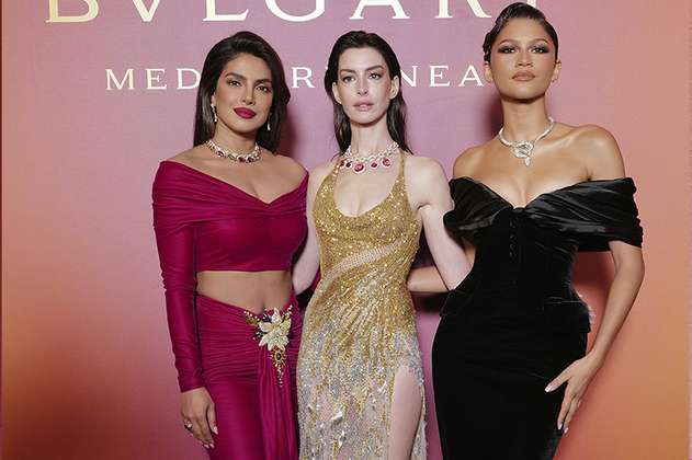 Anne Hathaway, Zendaya y Priyanka Chopra deslumbran en evento Bulgari en Venecia