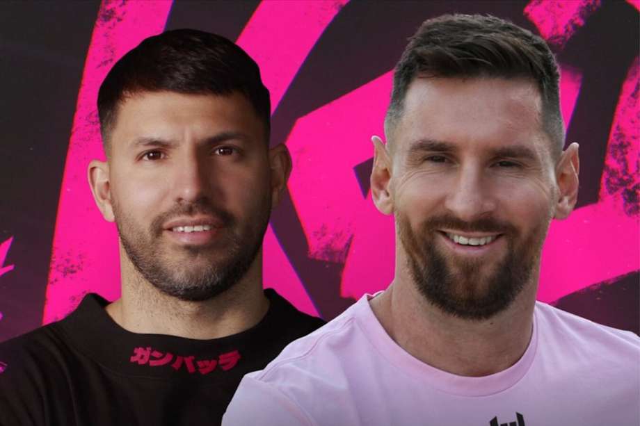 Sergio Agüero (i) y Lionel Messi ahora le apuestan a la tendencia de los nacientes e-sports.