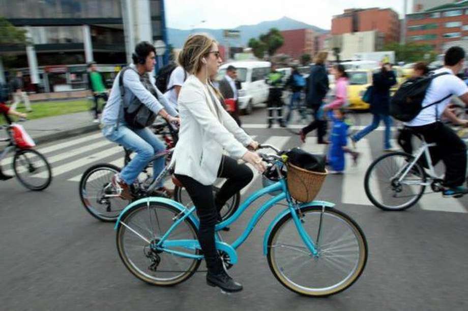 Se calcula que en Bogotá se realizan cerca de 800.000 viajes al día en bicicleta.