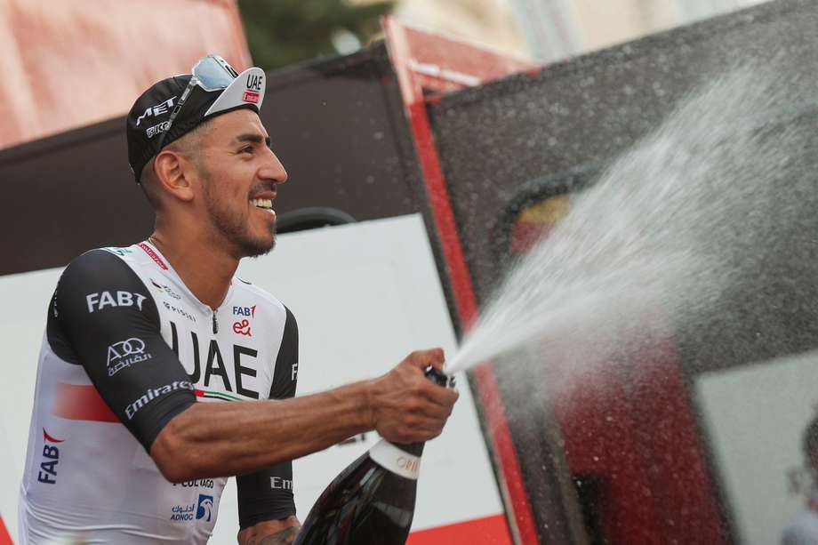 El colombiano Juan Sebastian Molano del UAE Team Emirates se impone venccedor de la 12ª etapa de la Vuelta Ciclista a España 2023, que se disputa este jueves entre Ólvega y Zaragoza, de 151 km de recorrido. 
