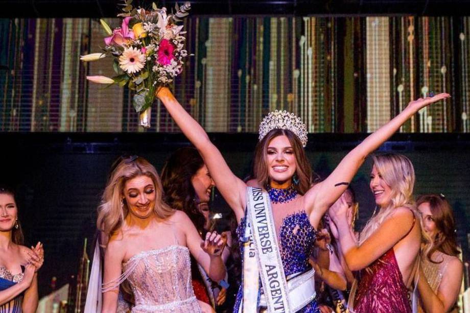 Este fue el momento en que fue elegida y coronada Miss Universe Argentina 2023