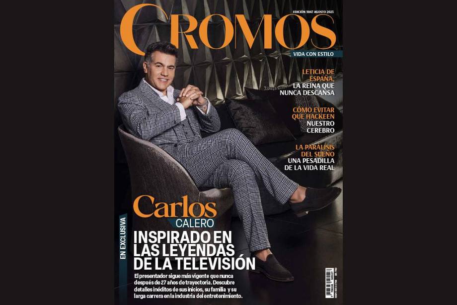 Carlos Calero es el protagonista de la nueva edición de Cromos.