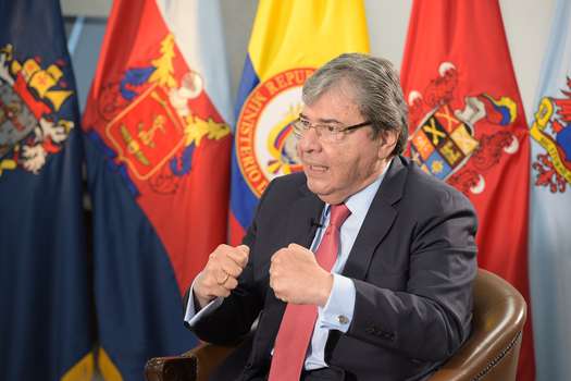 Carlos Holmes Trujillo asumió como ministro de Defensa en noviembre de 2019. Venía de ser canciller.