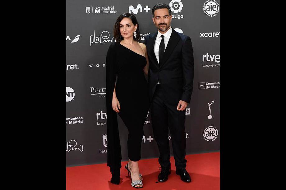 Poncho Herrera y Ana de la Reguera en los Premios Platino.