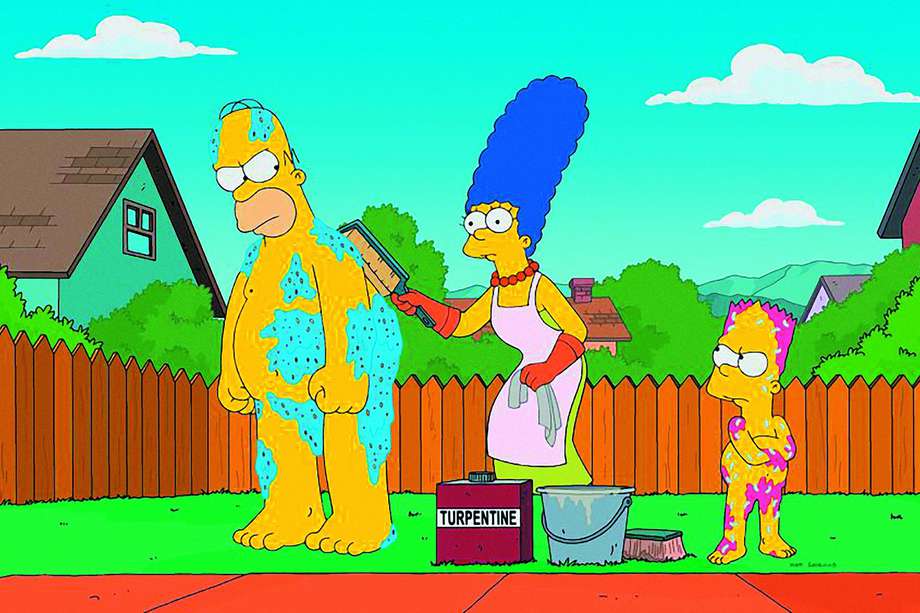 Bart dice que cuando crezca quiere un gordo discapacitado como su papá. /