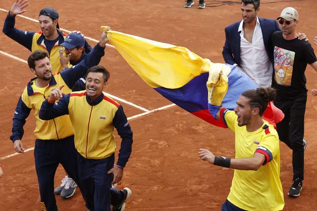 Colombia al Grupo Mundial de Copa Davis, espectacular remontada sobre Luxemburgo