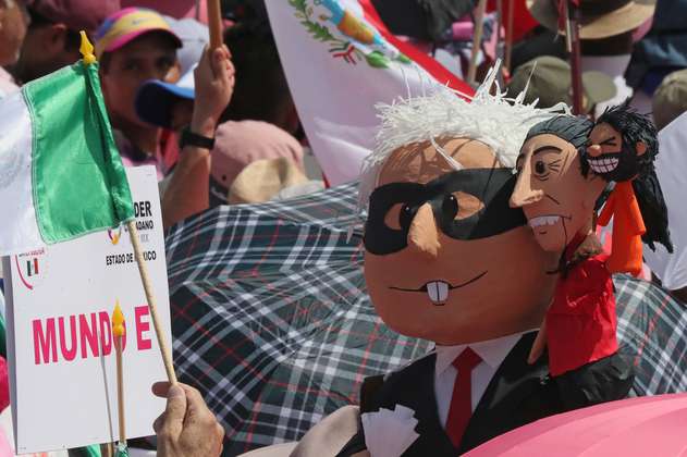 Marchas contra el gobierno de López Obrador en plena temporada electoral en México
