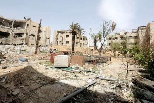 La ciudad siria de Duma, una de las más golpeadas en la guerra civil de este país. / EFE