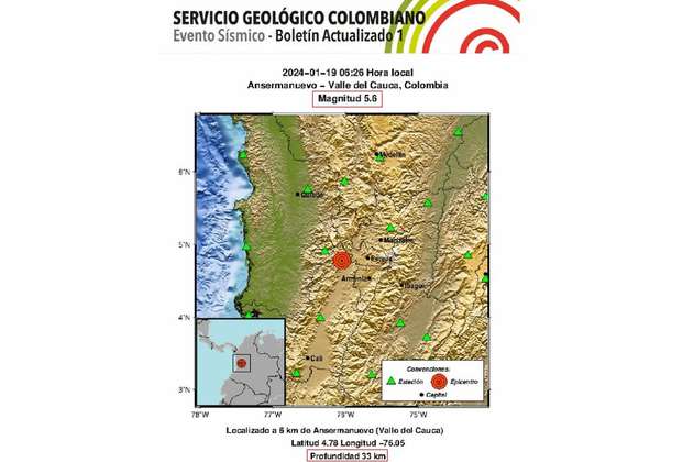 Sismos en Colombia: ¿por qué es importante el epicentro, la magnitud y la profundidad?
