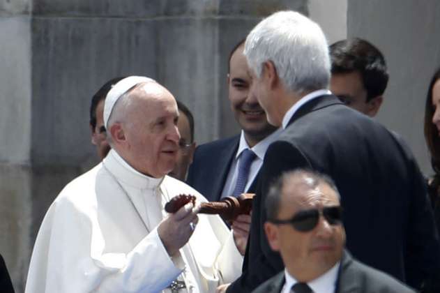 Papa Francisco recibió las llaves de Bogotá