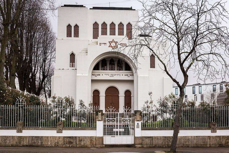 Imagen de la Sinagoga de Oporto. Casi 3.000 personas se identificaron como judíos en el último censo realizado en Portugal, en 2021.