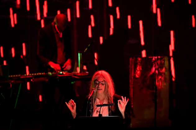 En fotos: Así fue el concierto de Patti Smith, “la madrina del punk” en Bogotá