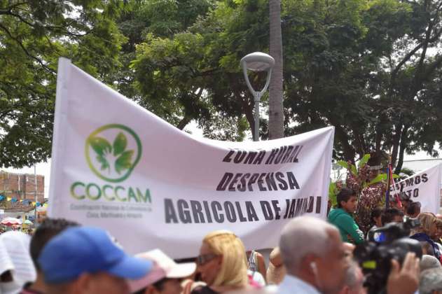 Cultivadores de Jamundí protestan en contra del uso del glifosato