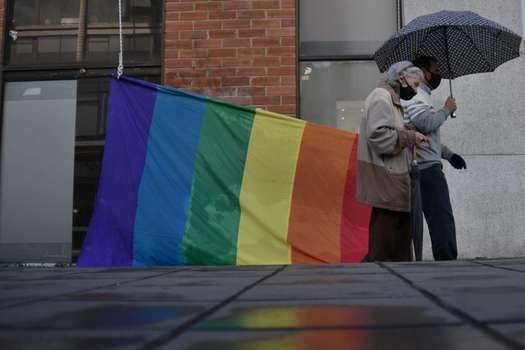 El hecho sucedió al finalizar la marcha del orgullo gay en Medellín. 