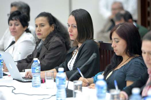 Incluir el enfoque de género en la justicia fue una victoria de organizaciones de mujeres que estuvieron en La Habana. / EFE