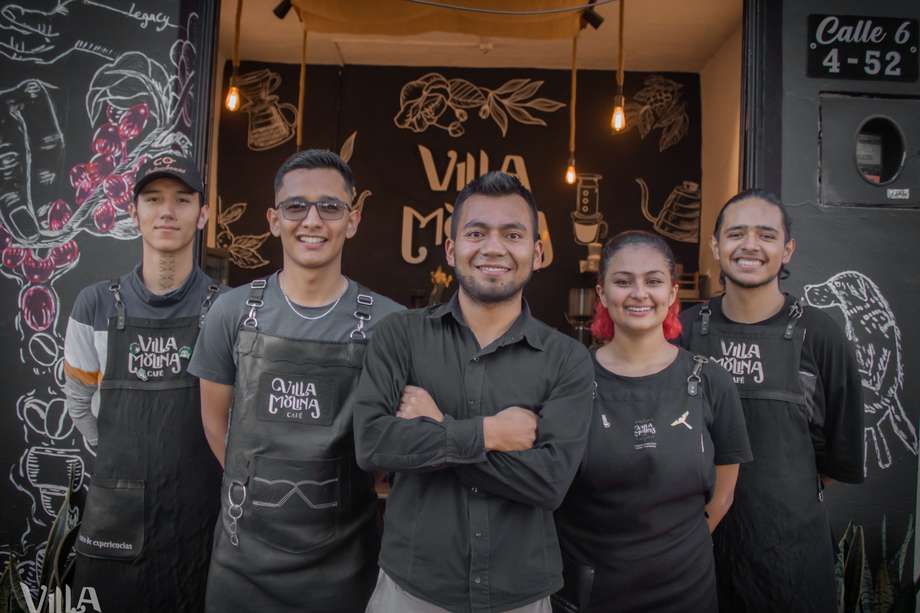 Este es el equipo detrás de Villa Molina Café, una idea de negocio con sabor a tradición colombiana.