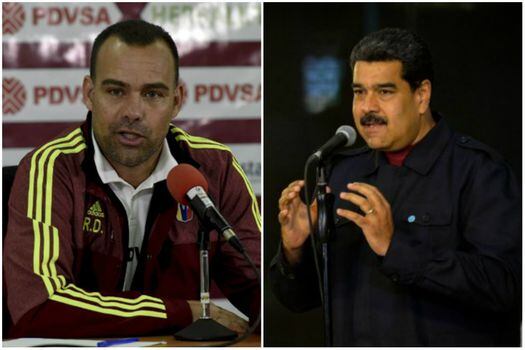 Rafael Dudamel | Nicolás Maduro / AFP.