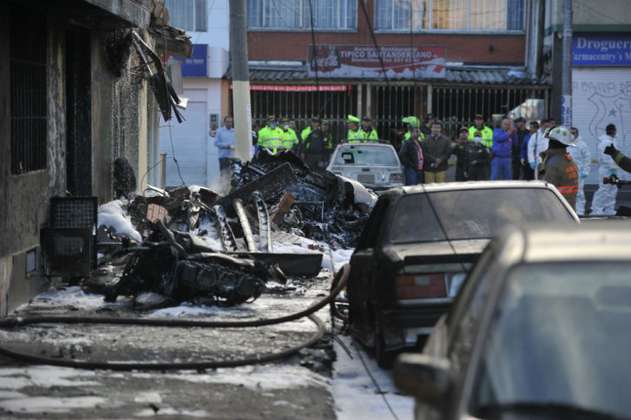 Ya son nueve las víctimas mortales de accidente de avioneta en Bogotá 