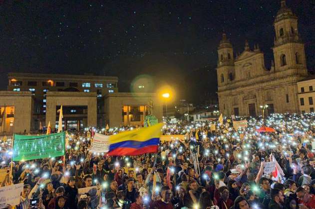 18M: la defensa a la JEP salió a las calles de Colombia