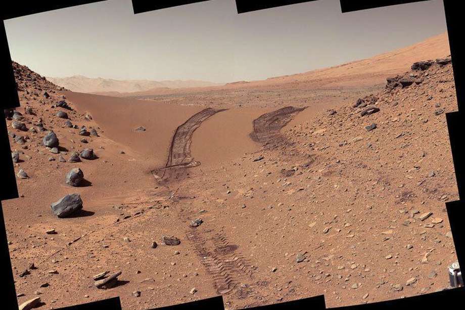 Imagen de Marte creada por Curiosity.