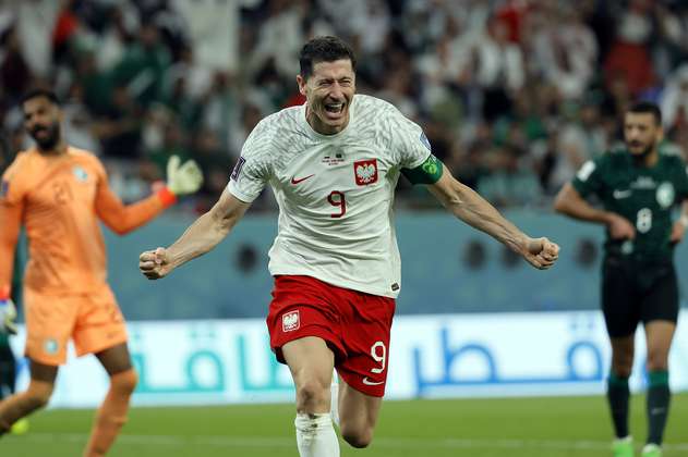 Robert Lewandowski: su llanto y alegría al anotar su primer gol en un mundial