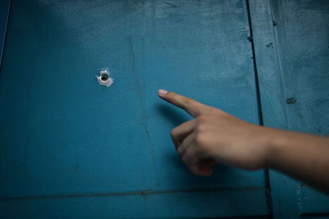 En fotos, habitantes de Siloé (Cali) denuncian que recibieron disparos de la Policía
