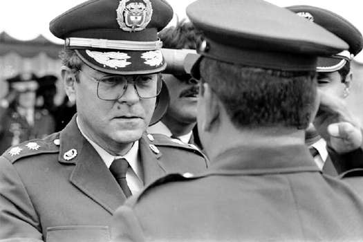 General (r) Arias Cabrales cuando comandaba el Ejército. / Archivo El Espectador
