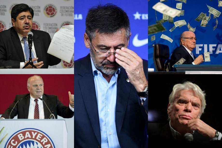 Además del reciente caso de Josep María Bartomeu, otros presidentes y dirigentes han ido presos por corrupción y abuso del poder. Joseph Blatter, Uli Hoeneß, Bernard Tapie y Luis Bedoya son algunos de esos casos.