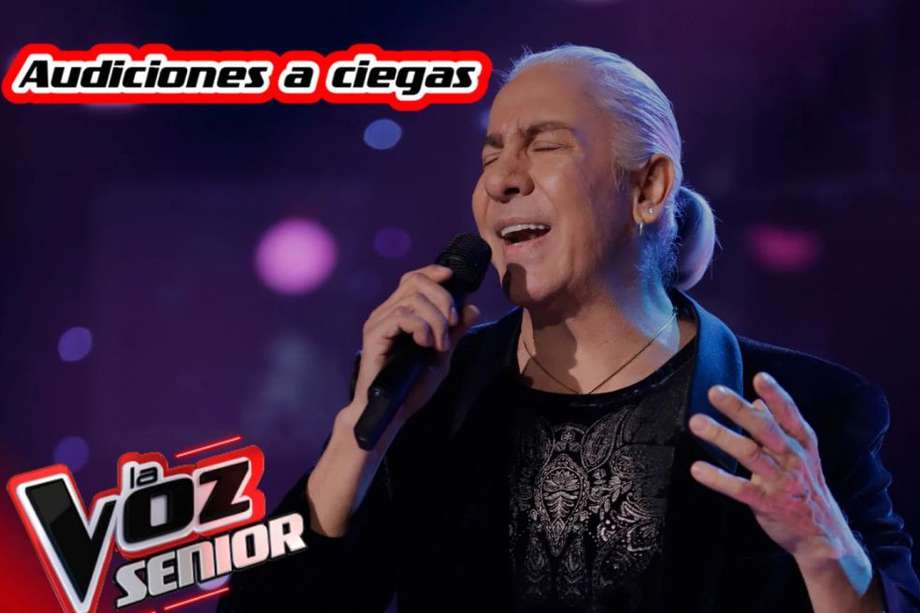 Jorge Hernán, de 65 años, llegó al escenario de ‘La Voz Senior’ y descrestó con su talento y trayectoria en la música al lado de Helenita Vargas.