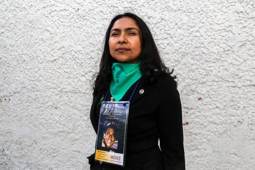 Su papá, Ángel Quintero, desapareció el 6 de octubre del 2000 con Claudia Monsalve en el centro de Medellín. Ambos eran activistas y defensores de derechos humanos, que se habían vinculado a la Asociación de Familiares Detenidos-Desaparecidos (Asfaddes) / Fotos cortesía UBPD. 