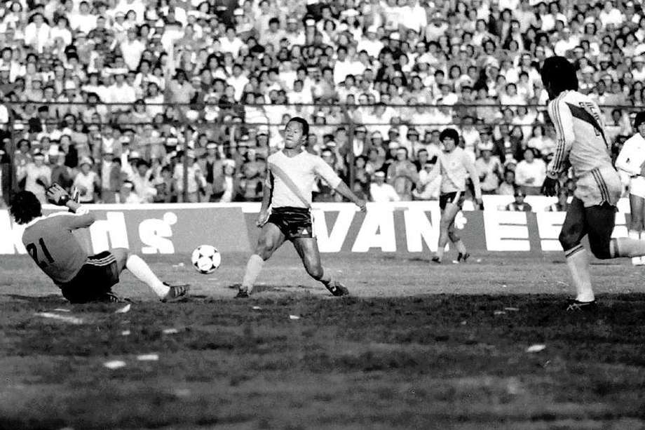 Willington Ortiz, referente de la década del 70 con la selección de Colombia que fue subcampeona en la Copa América de 1975 // Archivo El Espectador. 
