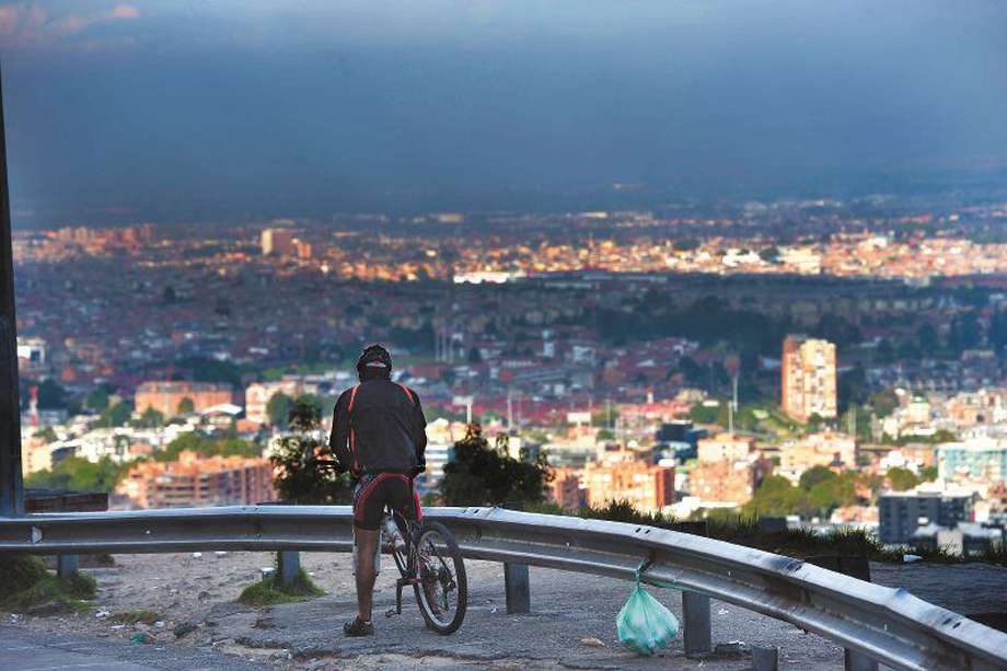 Imagen de la contaminación en Bogotá.
