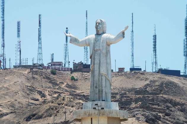 El “Cristo de lo robado” en  Perú