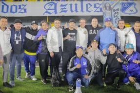 Tras cinco años, Comandos Azules vuelven a la tribuna norte de El Campín en Bogotá