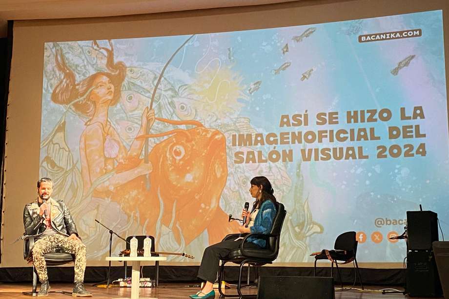 Presentación de la imagen oficial del Salón Visual 2024 con la artista Giuliane Cerón.