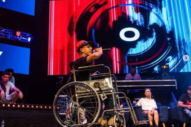 Urko, el rapero en silla de ruedas que participará en la final de Red Bull Batalla