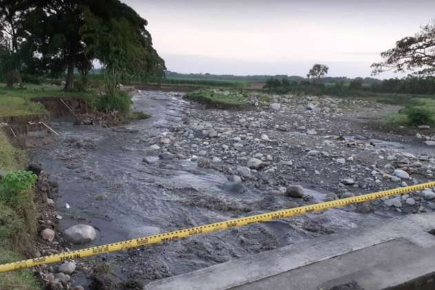 Alerta por desbordamiento de cuatro ríos en Corinto, Cauca