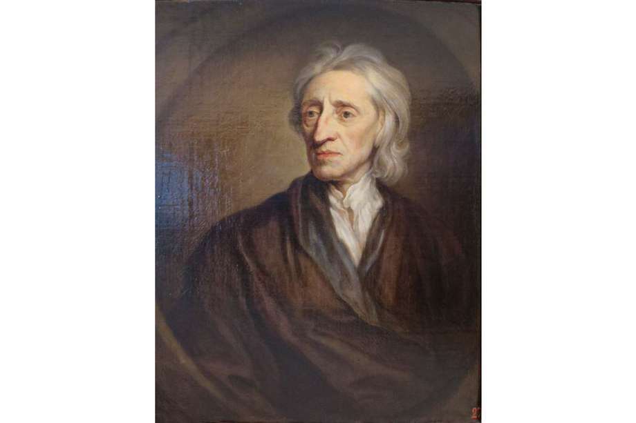 El filósofo John Locke retratado por Godfrey Kneller.