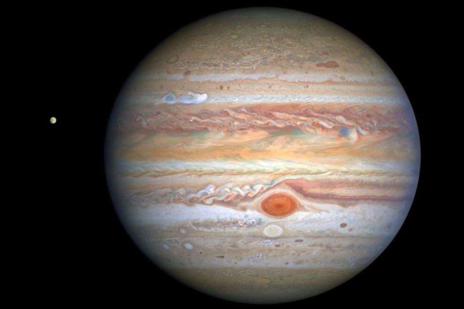 Esta es la nueva imagen de Júpiter captada por el telescopio Hubble.