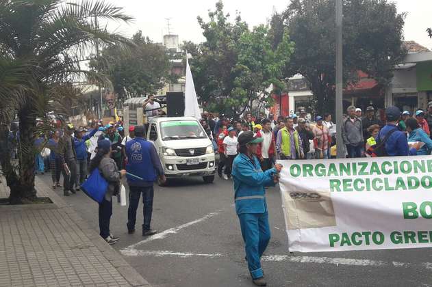 ¡Ojo! Congestión en el centro de Bogotá por manifestaciones 
