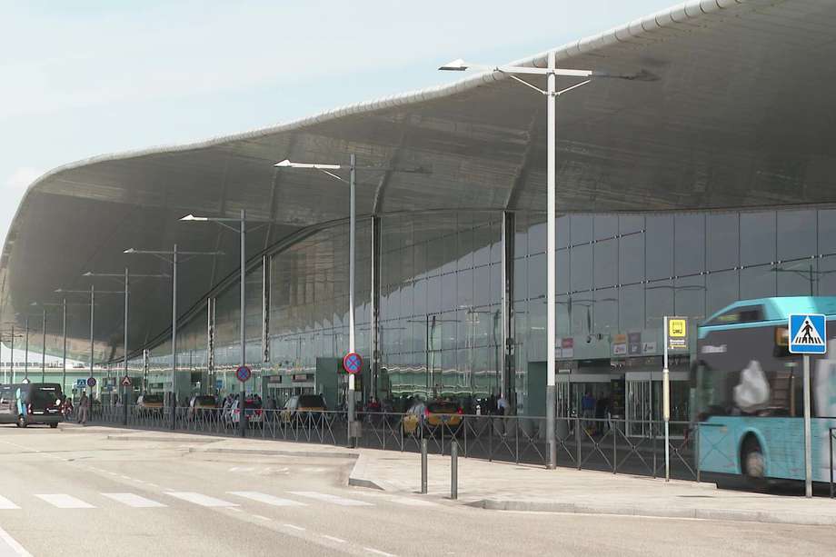 Aeropuerto El Prat en Barcelona, España.