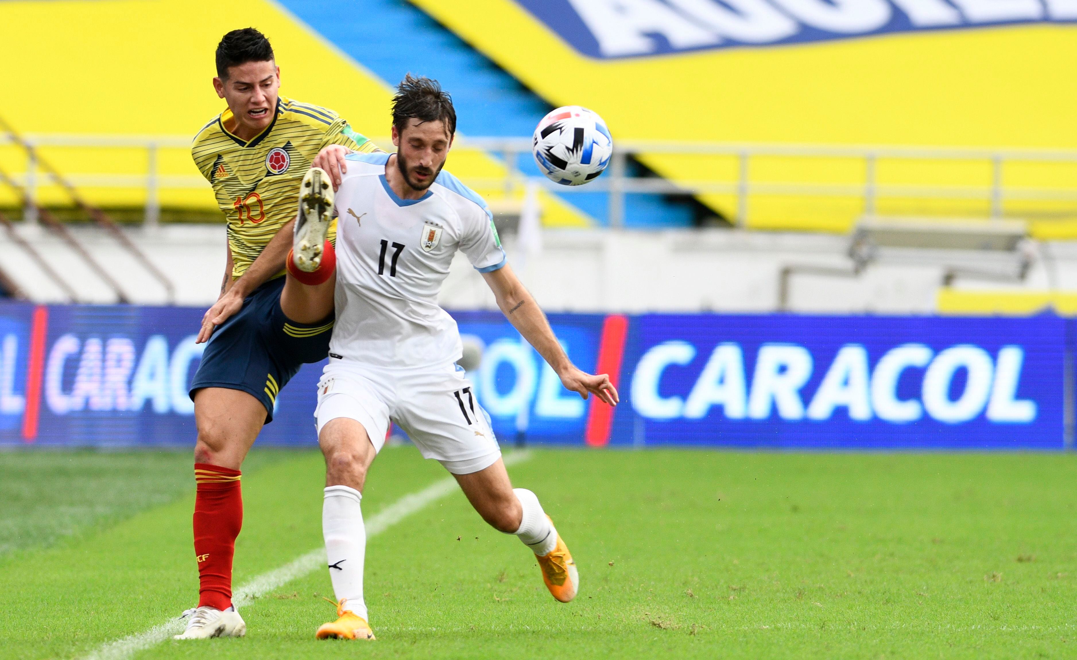 Colombia vs. Uruguay, historial de partidos por Eliminatoria