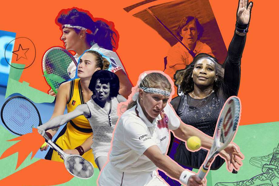 Durante medio siglo, el tenis femenino ha tenido grandes figuras que han logrado hitos en la historia del deporte blanco.
