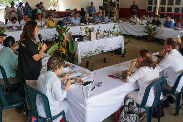 Así fue la visita del Consejo de Seguridad de ONU a poblado de ex-FARC en Caquetá